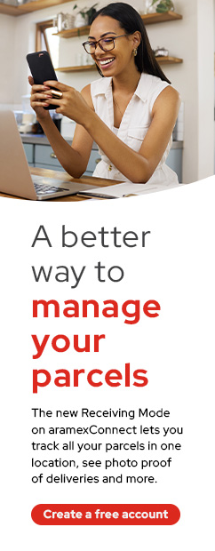 Banner Register aramexConnect